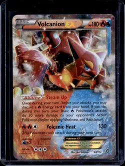 2016 Pokemon XY Steam Siege Volcanion Holo #26/114 - Image 1
