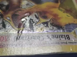 Pokemon TCG Blaine's Charizard 2/132 Gym Challenge Holo Rare HP - Image 3
