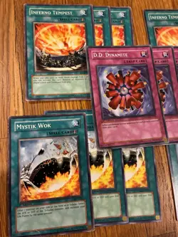 🌟 Yu-Gi-Oh! Card Lot (D.D. Dynamite, Mystic Wok, Inferno Tempest) 🌟 600682787291 - Image 2
