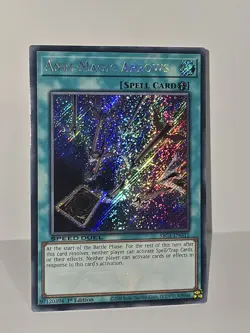Yu-Gi-Oh! Anti-Magic Arrows Speed Duel SBC1-ENG11 1st Edition Secret Rare Holo - Image 1