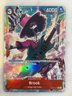 Brook (Alt Art) ST21-012 EX (Gear 5) - ONE PIECE Card Game English M - Image 1