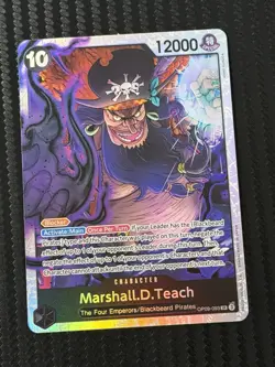 Marshall D Teach OP09-093 SR Emperors in the New World One Piece English NM - Image 1