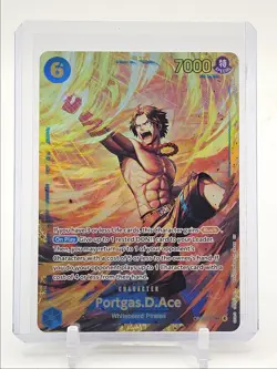 PORTGAS D. ACE 2025 ONE PIECE CARRYING WILL SECRET RARE C #OP13-119 Q0646 - Image 1