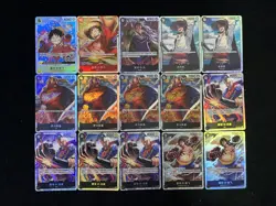 2024 One Piece TCG S-Chinese Monkey D. Luffy Sakazuki Akainu SR Holo Lot*15 LU57 - Image 1