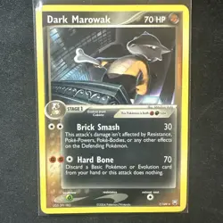 Dark Marowak 7/109 EX Team Rocket Returns Non Holo Rare Vintage Pokemon Card NM - Image 1