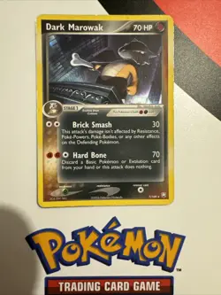 Pokemon Dark Marowak 7/109 Holo Rare Card EX Team Rocket Returns - Image 1