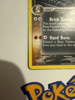 Pokemon Dark Marowak 7/109 Holo Rare Card EX Team Rocket Returns - Image 2