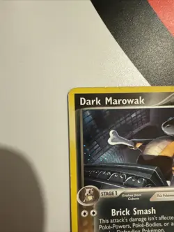Pokemon Dark Marowak 7/109 Holo Rare Card EX Team Rocket Returns - Image 3