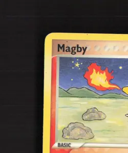 Magby 24/109 EX Team Rocket Returns Rare Pokemon Card LP - Image 3