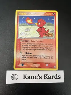 Pokemon Team Rocket Returns Magby 24/109 Reverse Holo Rare - Image 1