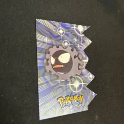 Topps Pokemon Card TV Animation Edition Series 2 Die Cut Gastly #EVO4 - Image 2