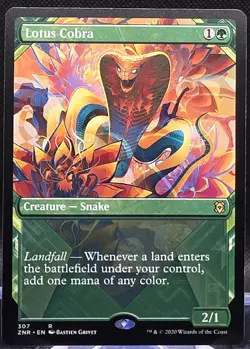 Lotus Cobra #307 Zendikar Rising Showcase Regular Rare - Image 1
