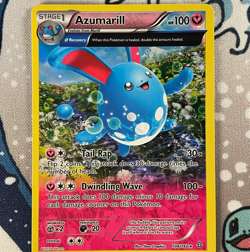 Azumarill (Alpha) 104/160 Holo Rare XY Primal Clash Pokemon Card 2015 NM/LP - Image 2