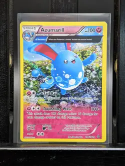 TCG Pokemon Azumarill Alpha Holo 104/160 XY Primal Clash 2015: LP Ungraded - Image 1