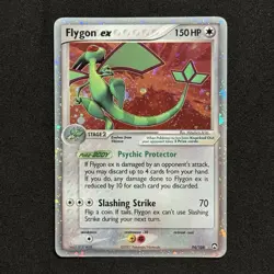2007 Pokemon FLYGON EX 94/108 Holo Power Keepers Ultra Rare Card W69-51X-W7B NM - Image 1