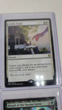 Lot Of 4 Magic Magic The Gathering Cards, MTG, Idyllic Tutor, Dryad Of The - Image 3