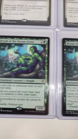 Lot Of 4 Magic Magic The Gathering Cards, MTG, Idyllic Tutor, Dryad Of The - Image 4