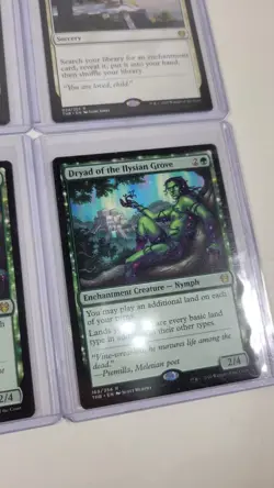 Lot Of 4 Magic Magic The Gathering Cards, MTG, Idyllic Tutor, Dryad Of The - Image 5
