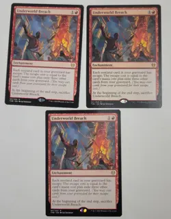 Lot Of 3 Magic The Gathering Underworld Breach Cards, MTG, Theros Beyond Death - Image 1