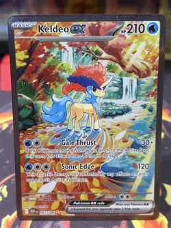 Keldeo EX 167/086 SIR White Flare Pokemon Holo Card NM Condition - Image 1