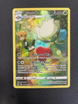 Pokemon TCG Roserade Holo Ultra Rare Trainer Gallery Card TG02/TG30 Lost Origin - Image 1