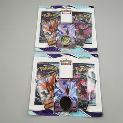 x2 Pokemon Center Chilling Reign 3 Packs Gal. Birds Error Compensation Blister - Image 1