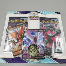 x2 Pokemon Center Chilling Reign 3 Packs Gal. Birds Error Compensation Blister - Image 2