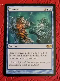 MTG Traumatize x1 NM ~M11 (Magic the Gathering)*Free Shipping* - Image 1