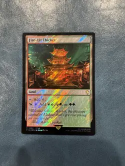Fire-Lit Thicket (Surge Foil) Commander: Final Fantasy MTG - Image 1