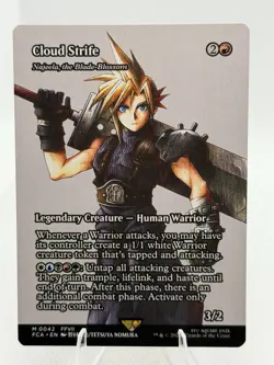MTG -Cloud Strife - Fanart Final Fantasy - EDH / Playtest - Image 1