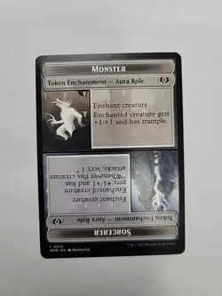 MTG - Monster Role / Sorcerer Role Token Wilds of Eldraine Regular #0015 - Image 1