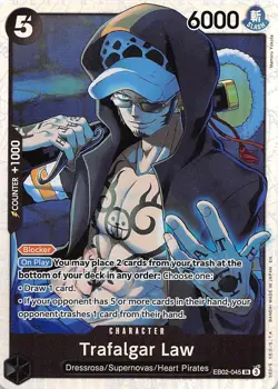 Trafalgar Law Foil EB02-045 Extra Booster: Anime 25th Collection One Piece - Image 1