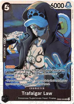 Trafalgar Law Foil EB02-045 Extra Booster: Anime 25th Collection One Piece - Image 1