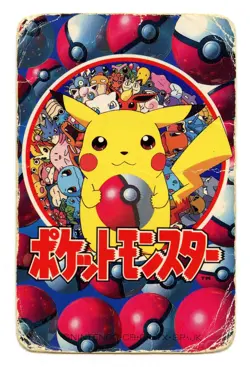 1998 Vintage Magikarp/Gyarados 6 of Hearts Pokemon Televi-kun Poker Playing Card - Image 3