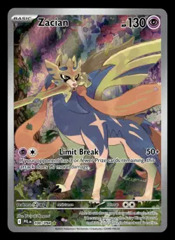 Zacian 100/094 Illustration Rare Phantasmal Flames Pokemon Card - Image 1