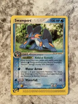 Swampert - 23/109 - Rare LP, English Pokemon EX Ruby and Sapphire - Image 1