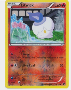 Litwick 14/116 | Mint/Near Mint | Reverse Holo | Pokemon Plasma Freeze - Image 1