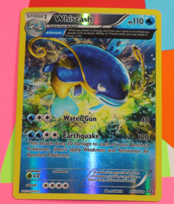 Pokemon TCG Whiscash Primal Clash 41/160 Reverse Holo Rare - Image 1