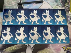 💫 10pc Pokemon GO ETB Deck Protector Sleeves - LP - Pokemon TCG - Mewtwo - Image 1