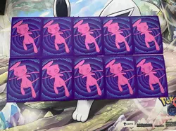 💫 10pc Fusion Strike ETB Deck Protector Sleeves - LP - Pokemon - Mew - Image 1
