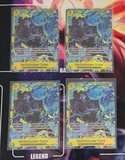 4x One Piece Bartholomew Kuma (Alternate Art) OP12-119 SEC - English NM - Image 1