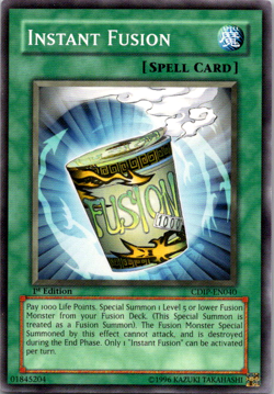 Instant Fusion NM/VLP Common 1st Edition CDIP-EN040 - YUGIOH - Image 1