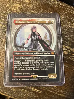 Lightning, Army of One (Borderless) (0320) Final Fantasy Regular - Image 1