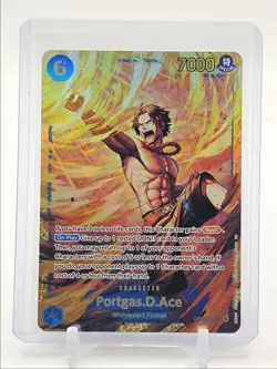 PORTGAS D. ACE 2025 ONE PIECE CARRYING WILL SECRET RARE K #OP13-119 Q0646 - Image 1
