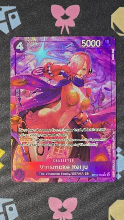 Vinsmoke Reiju Alt Art OP12-063 M OPTCG One Piece Legacy Of The Master - Image 1
