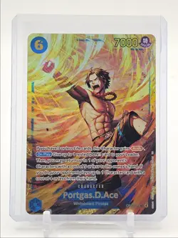 PORTGAS D. ACE 2025 ONE PIECE CARRYING WILL SECRET RARE I #OP13-119 Q0646 - Image 1