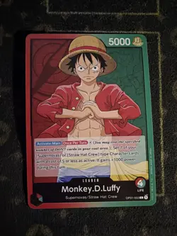 ONE PIECE Romance Dawn OP01-003 Monkey D Luffy Leader Pre Errata 🔥🔥🔥 - Image 1