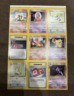 Pokemon Cropped Uncut Sheet #1, #14, #15 @davekine - Image 3