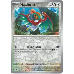089/131 Hawlucha : (Reverse Holo) Card : Pokemon TCG Prismatic Evolutions - Image 1