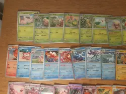75% Complete Prismatic Evolutions Set Pokemon Card Bundle- No Duplicates - Holos - Image 3